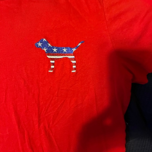 EUC PINK PATRIOTIC VS TSHIRT SIZE LARGE - Picture 4 of 5